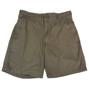 Dockers Men's Chino Shorts 8.5" Inseam 38 Tan 100% Cotton Casual Summer Buttoned